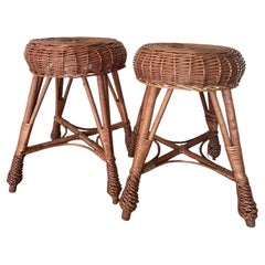 Pouf e pouf moderni di metà secolo