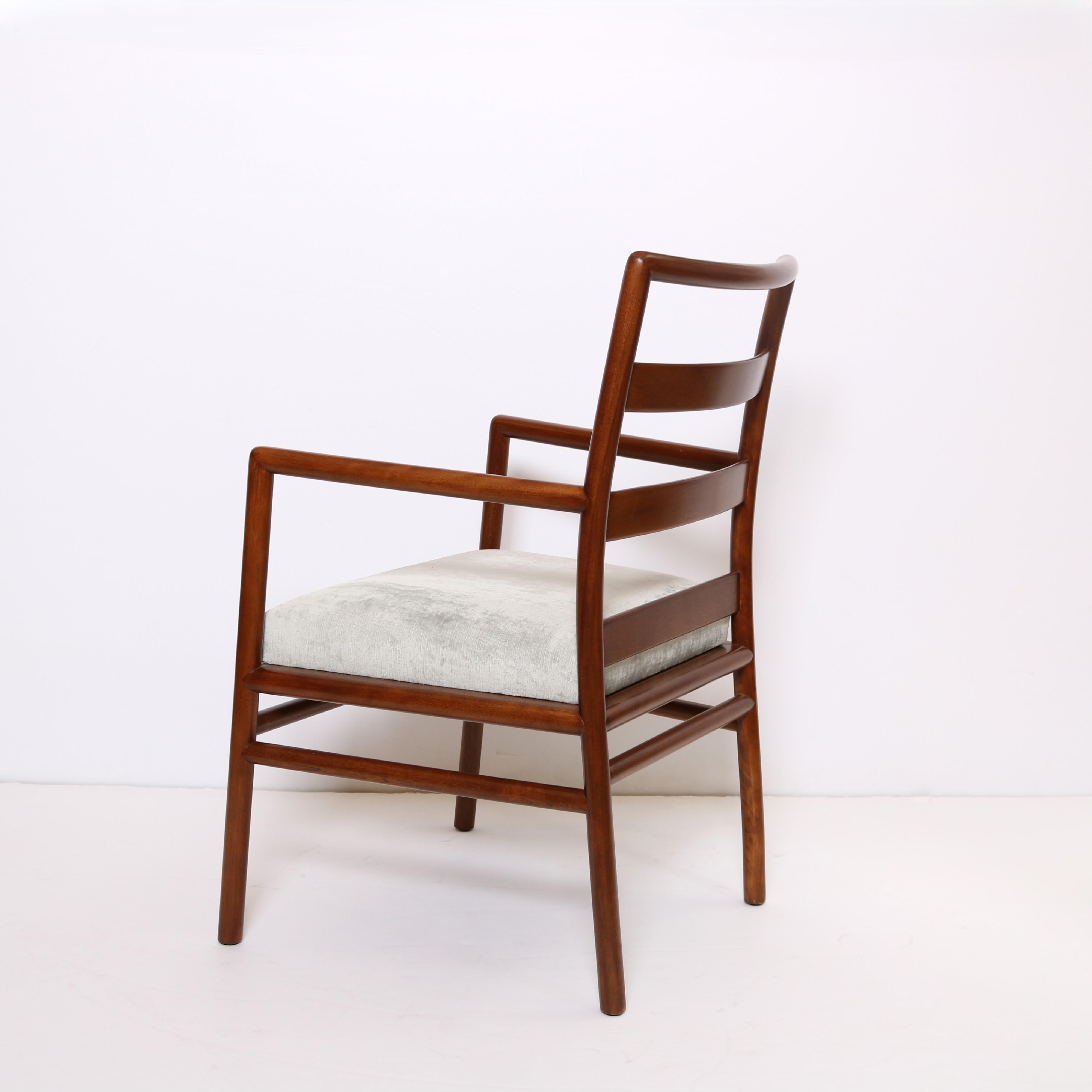 Mid-20th Century Pair of Widdicomb Armchairs by T.H. Robsjohn Gibbings For Sale