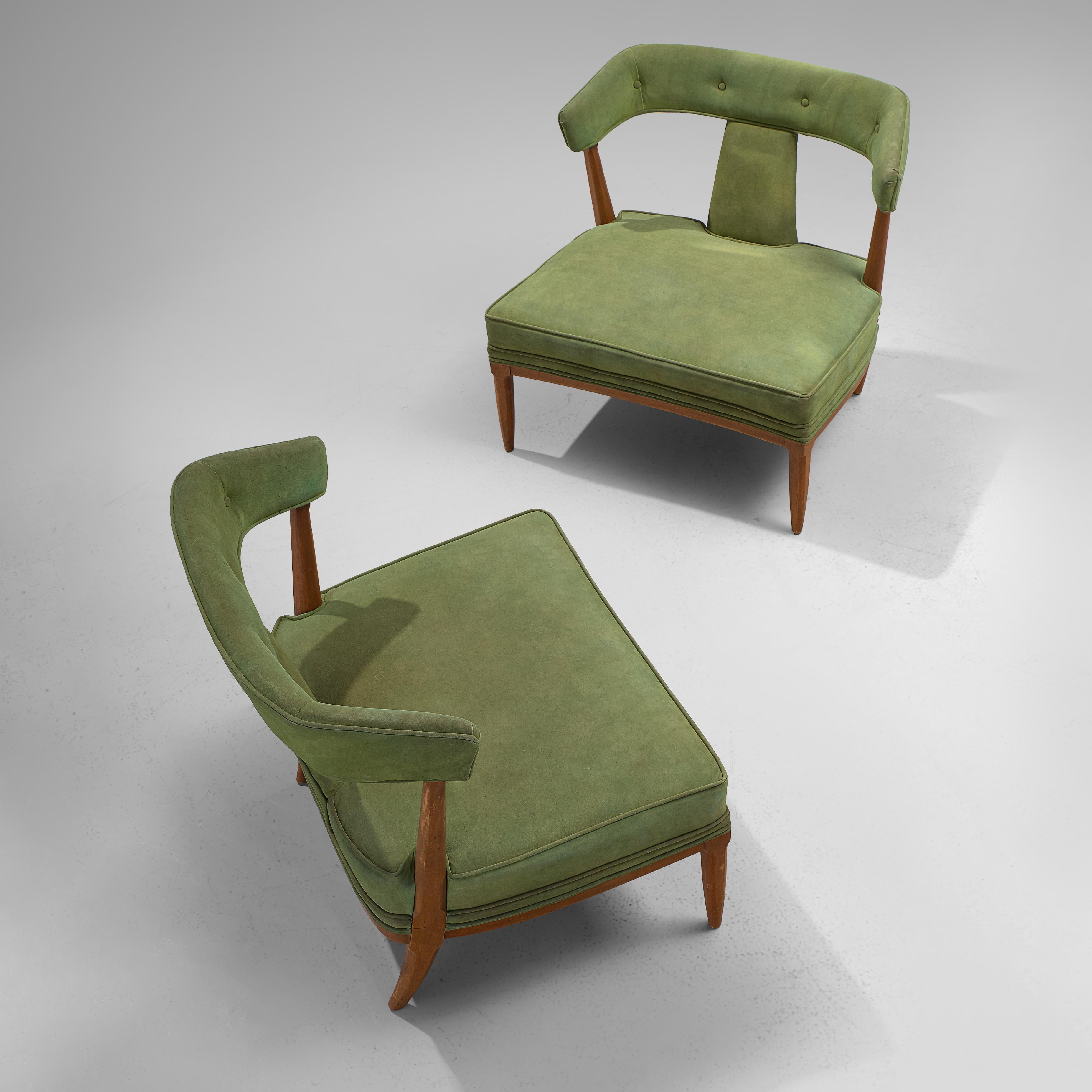 John Lubberts & Lambert Mulder for Tomlinson Pair of Easy Chairs  For Sale 1