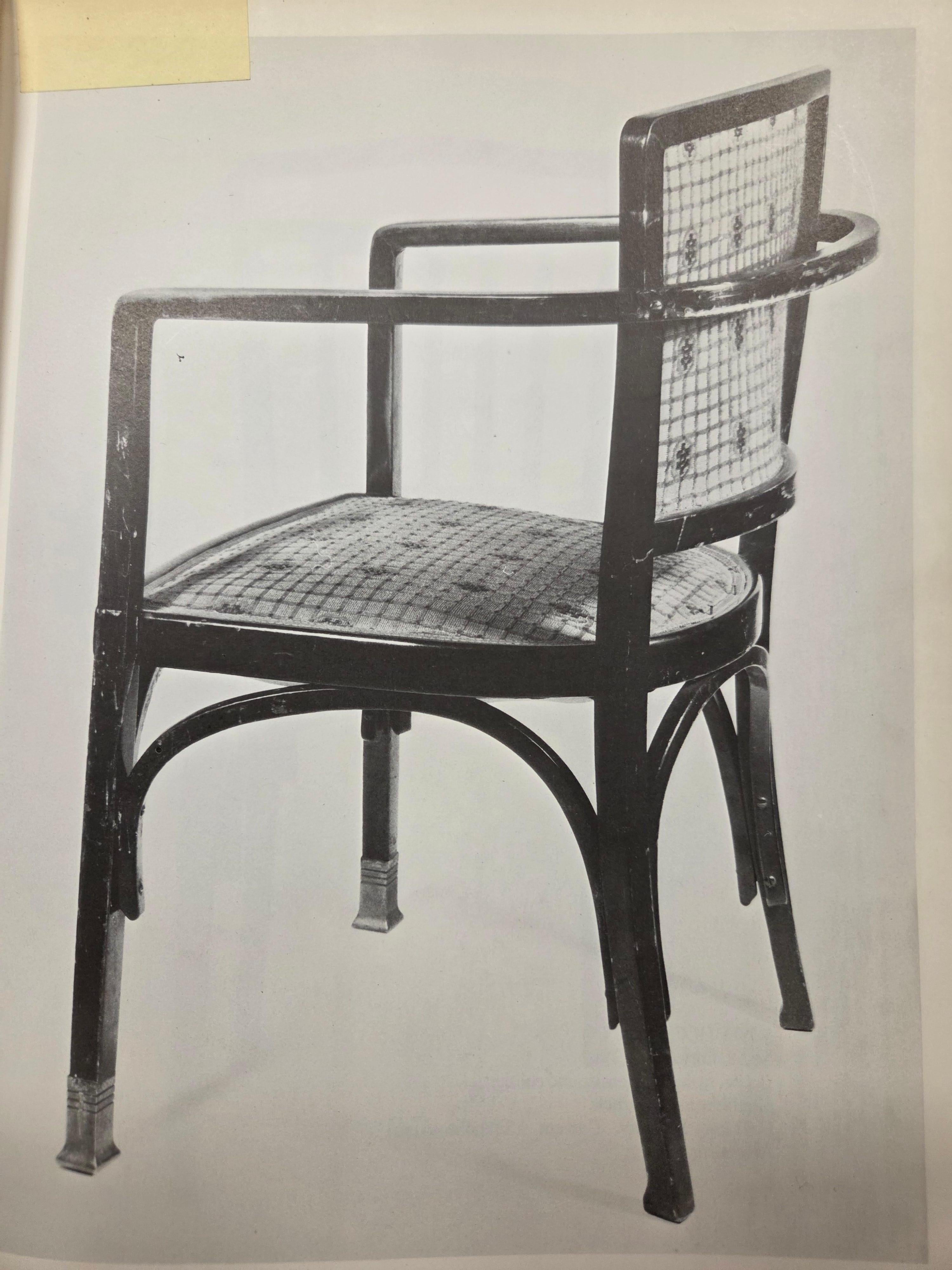 Pair of Wiener Werkstatte armchairs by Koloman Moser for J & J Kohn, Austria en vente 12