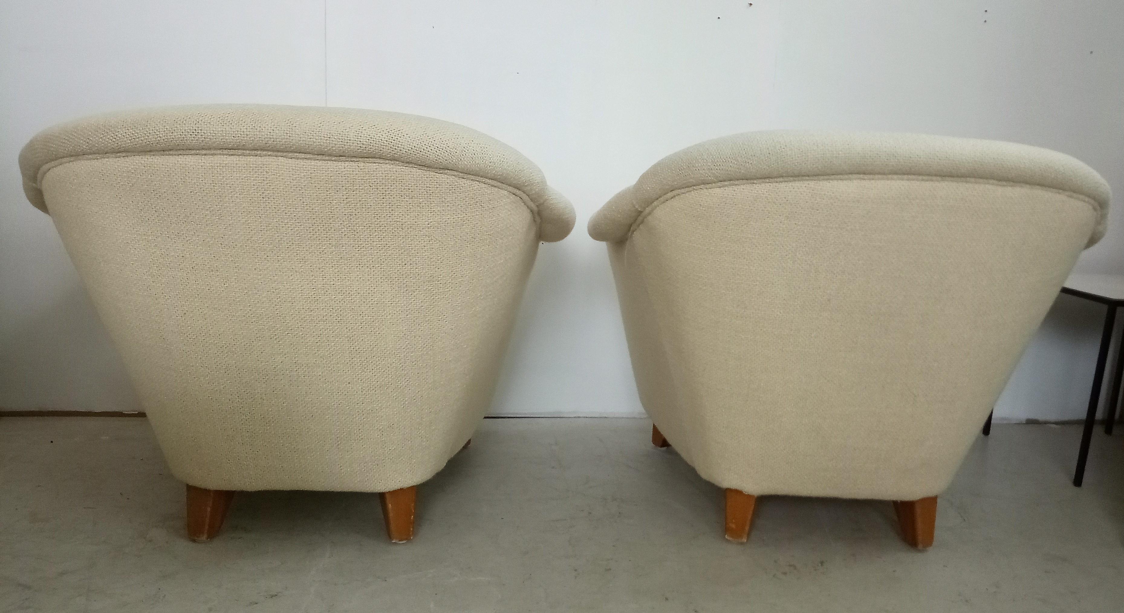 Pair of Wilhelm Knoll Lounge Chairs In Good Condition For Sale In Kiel, SH