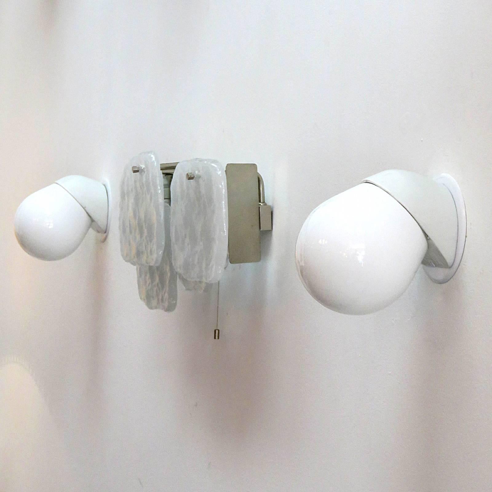 Mid-20th Century Pair of Wilhelm Wagenfeld Wall Lights, 1955