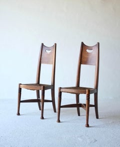 Pair Of William Birch Arts & Crafts Chairs Attributed To George Walton, 1910