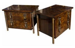 Pair of William Doezema for Mastercraft Mid Century Modern Nightstands