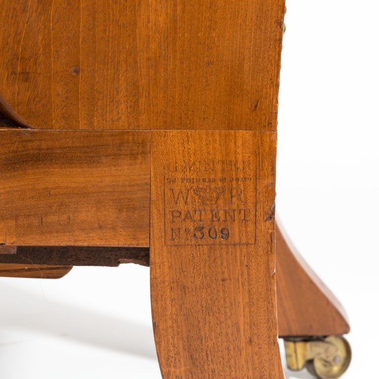 Pair of William IV Adjustable Mahogany Library Armchairs, by George ...