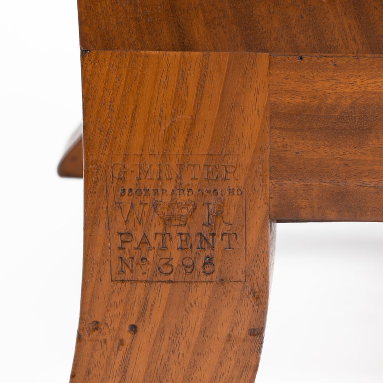 Pair of William IV Adjustable Mahogany Library Armchairs, by George ...