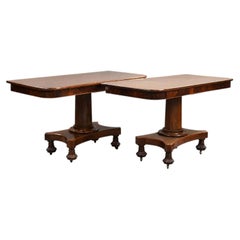Pair of William IV Mahogany Console Tables