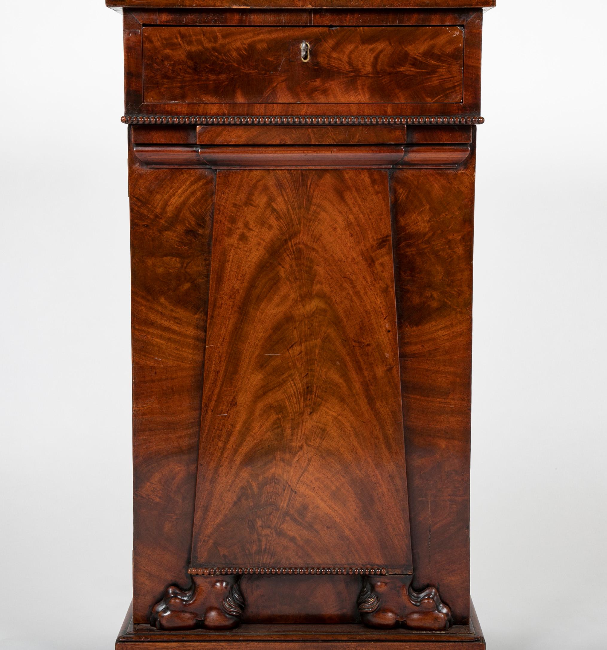 Pair of William IV Mahogany Pedestal Cabinets 1