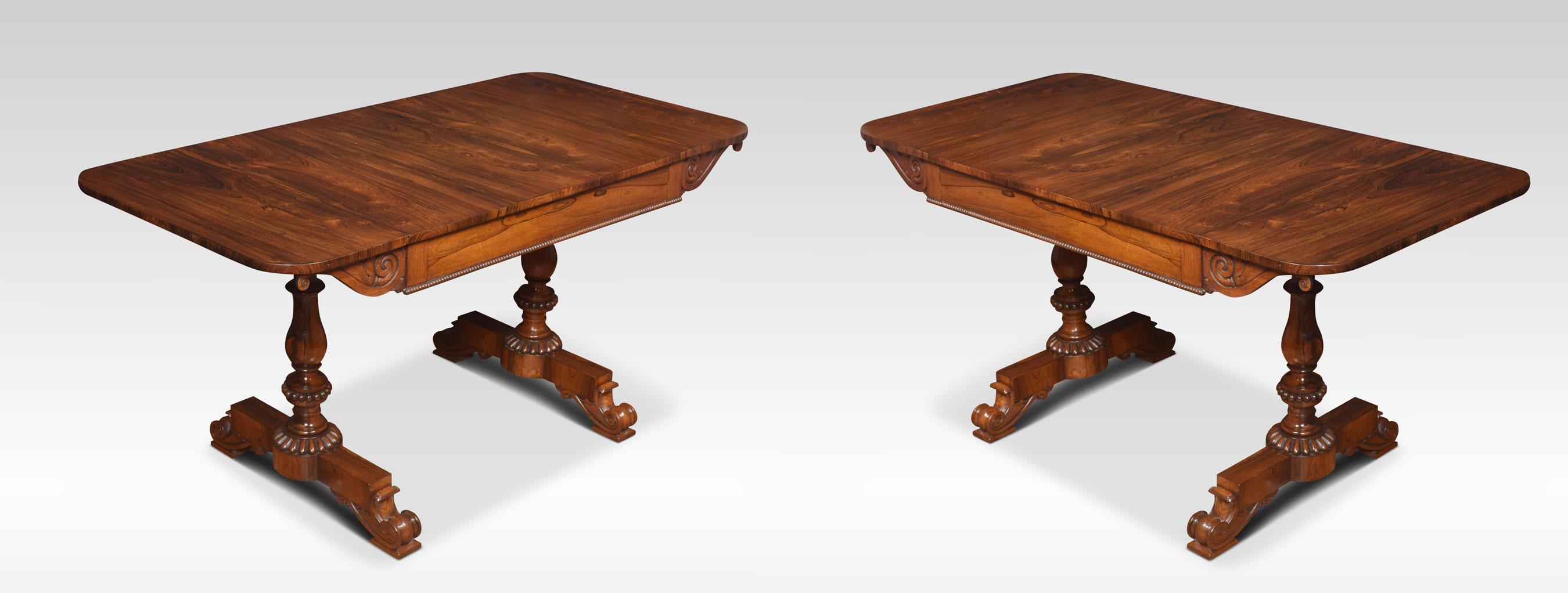 Paire de tables de canapé William IV en vente 4