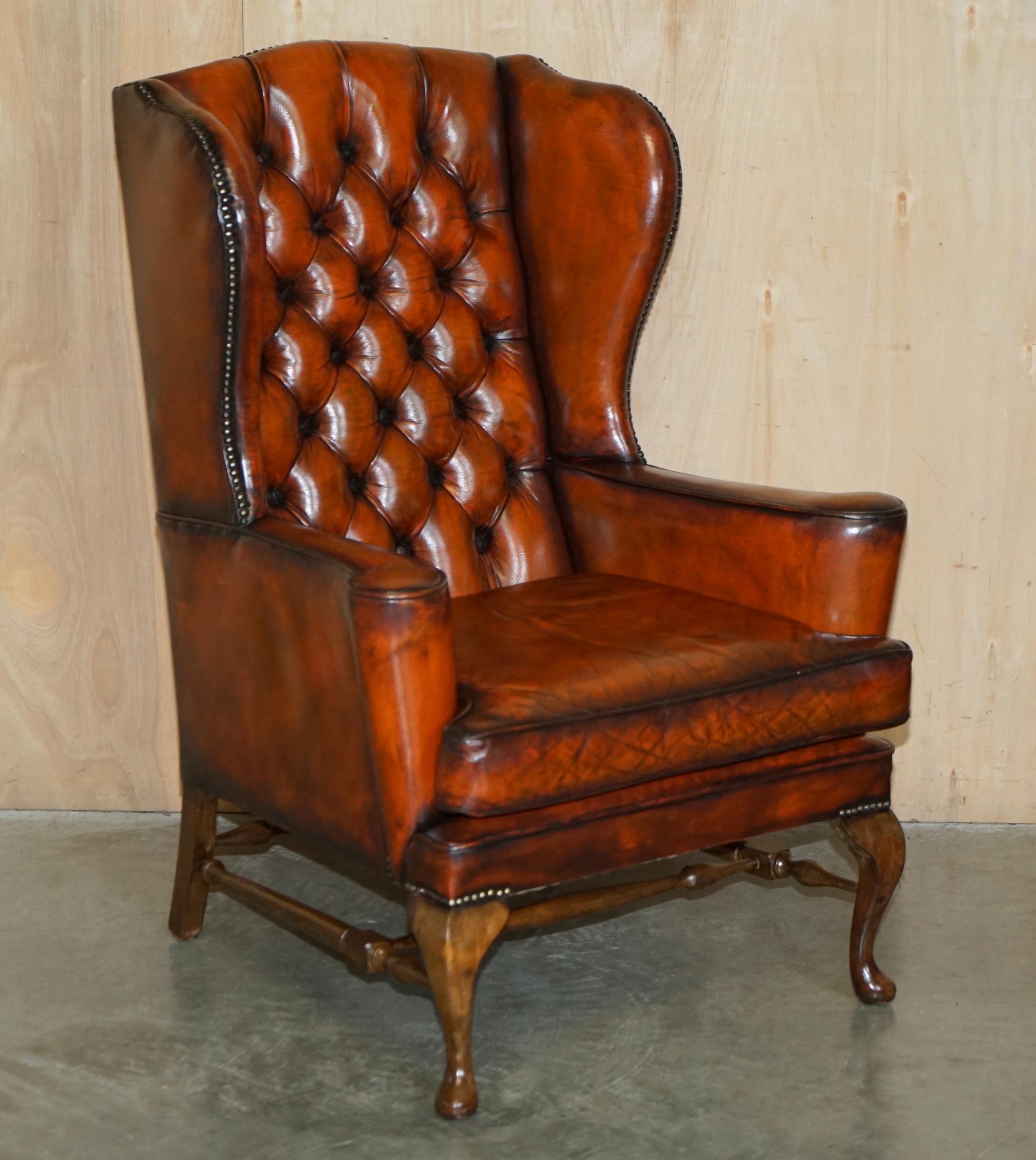 Royal House Antiques

Royal House Antiques is delighted to offer for sale this stunning pair of vintage, William Morris flat top arm Chesterfield Whisky brown leather fully restored wingback armchairs 

Please note the delivery fee listed is just a