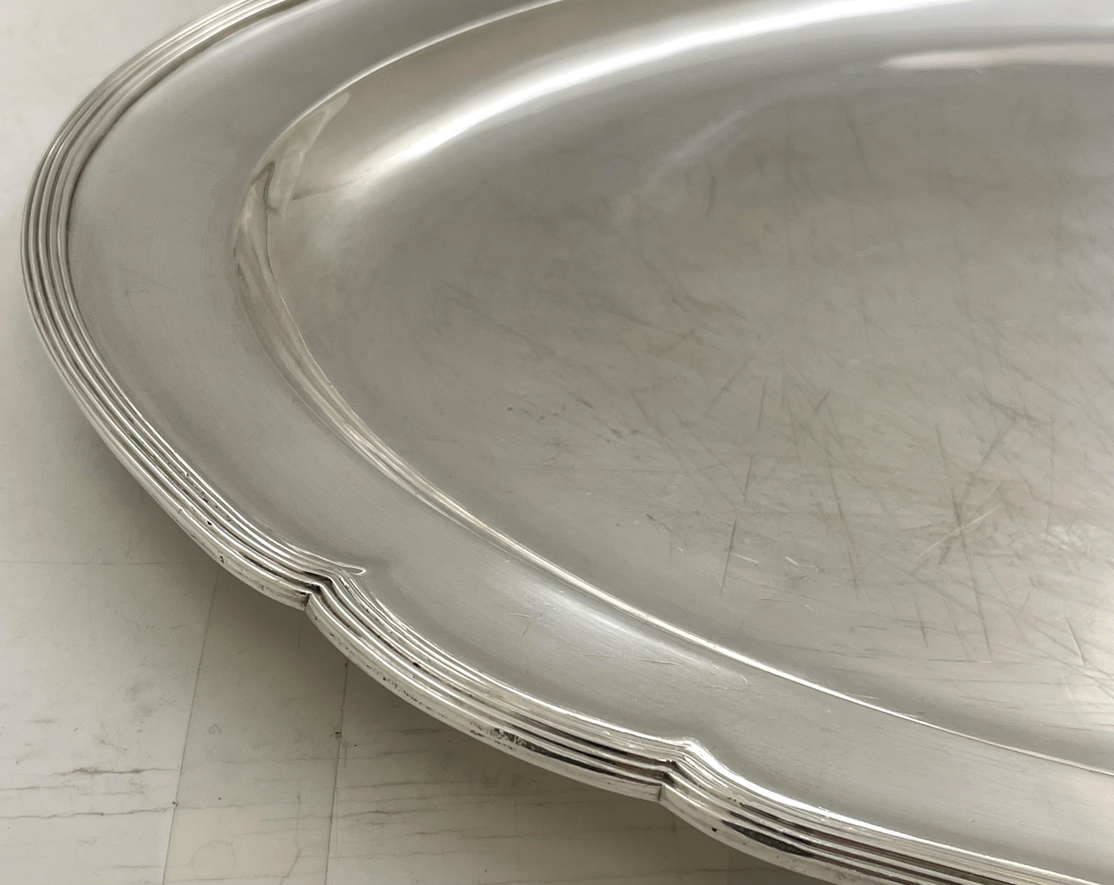 Paire de plateaux ou plateaux anglais de style géorgien 1790 en argent sterling William Pitts Bon état - En vente à New York, NY