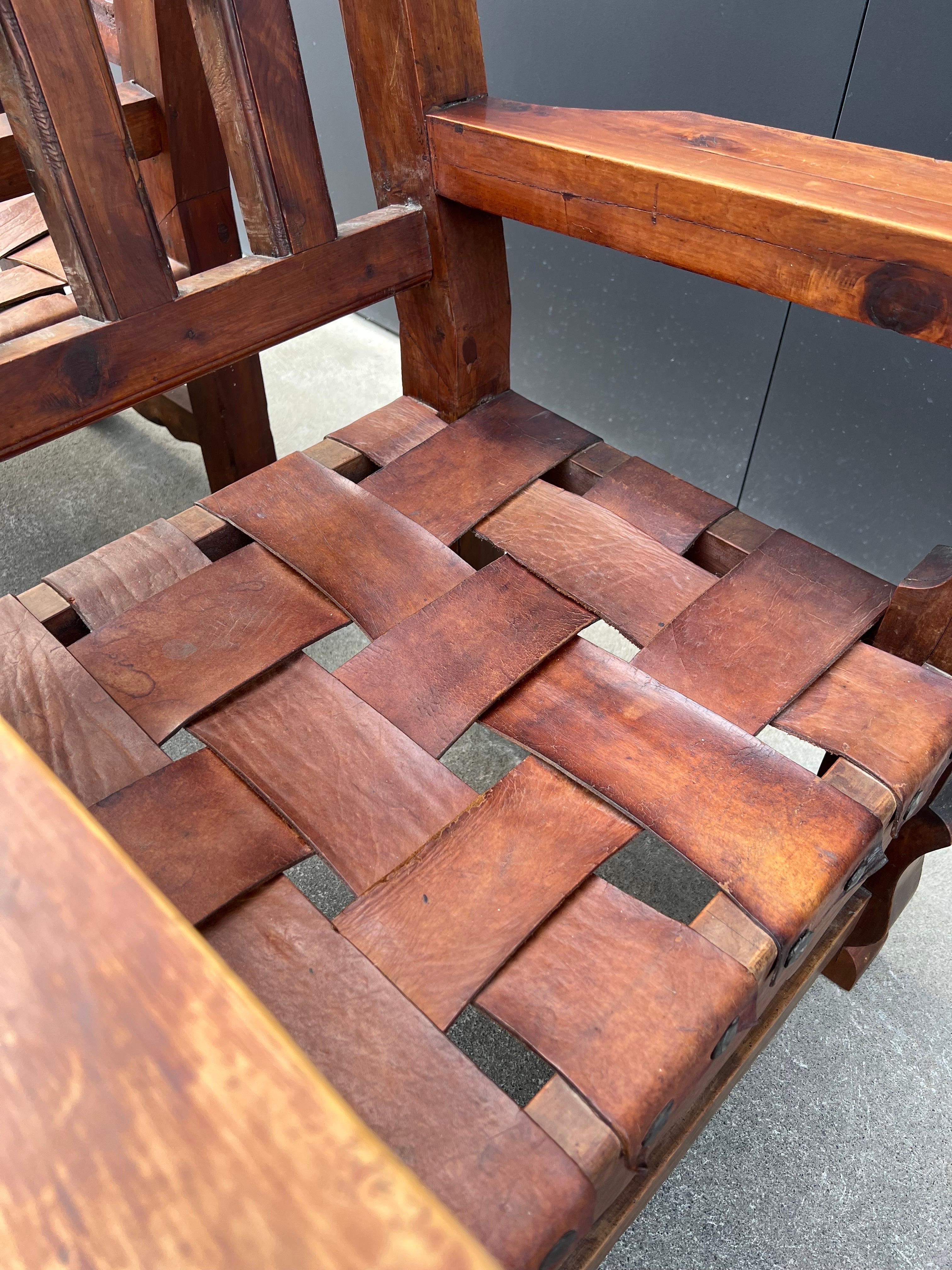 Pair of William Spratling Sabino Arm Chairs In Fair Condition In San Pedro Garza Garcia, Nuevo Leon