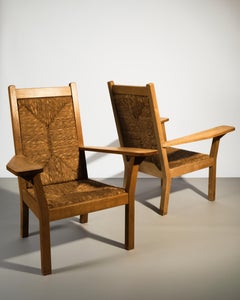 Pair of Willis Ohler for Erich Schultz Worpsweder Easy Chairs