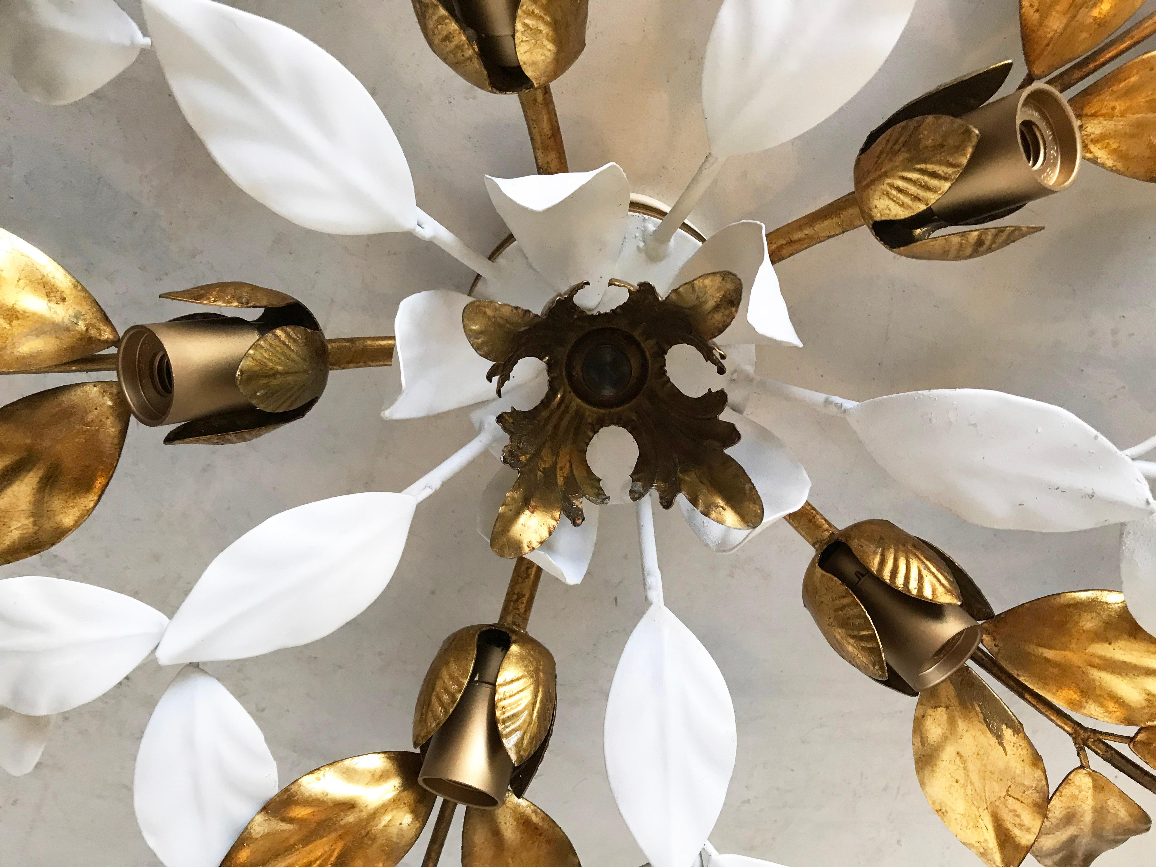 Mid-Century Modern Pair of Willy Daro Style Light Fixture For Sale