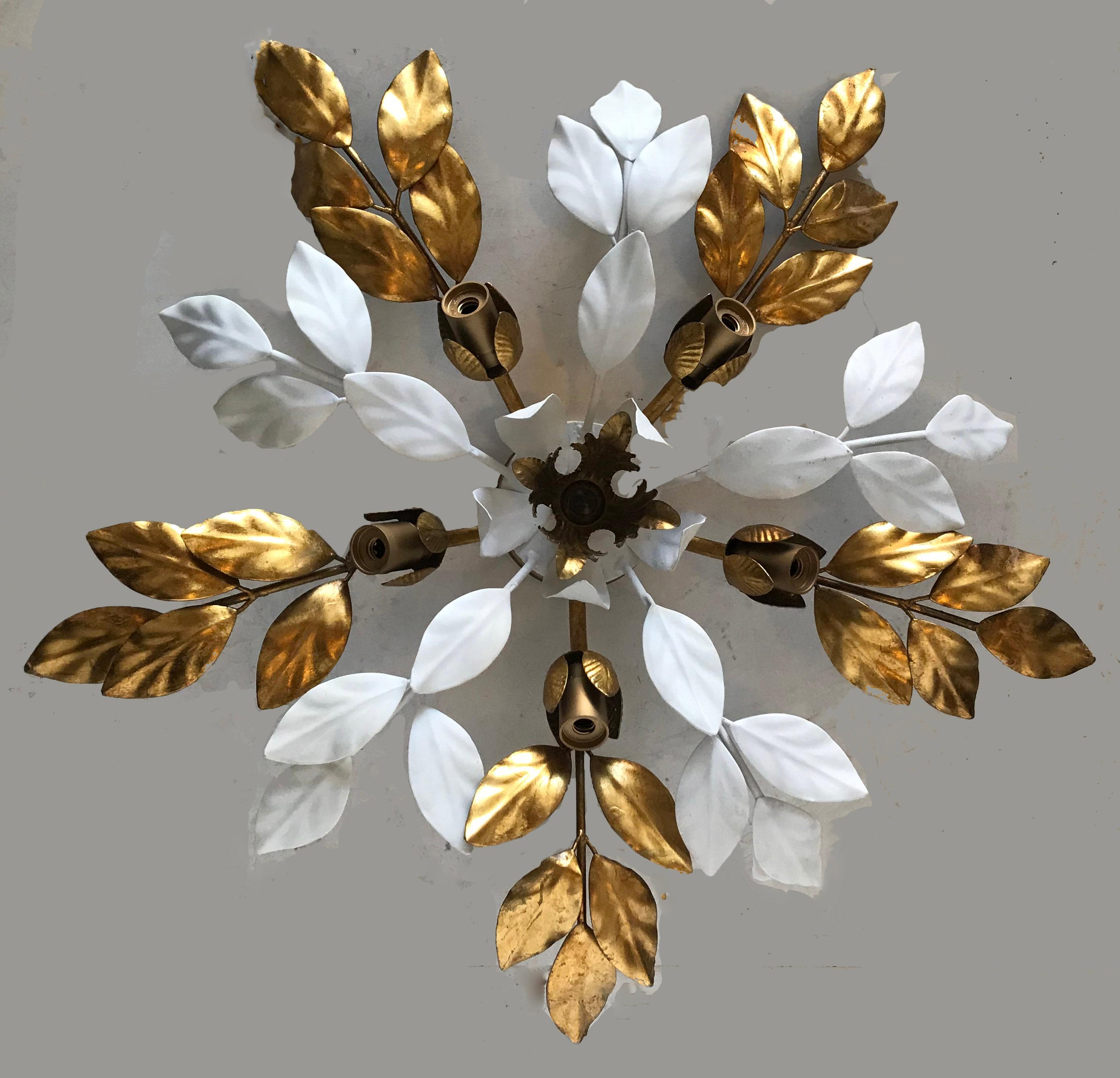 Late 20th Century Pair of Willy Daro Style Light Fixture For Sale