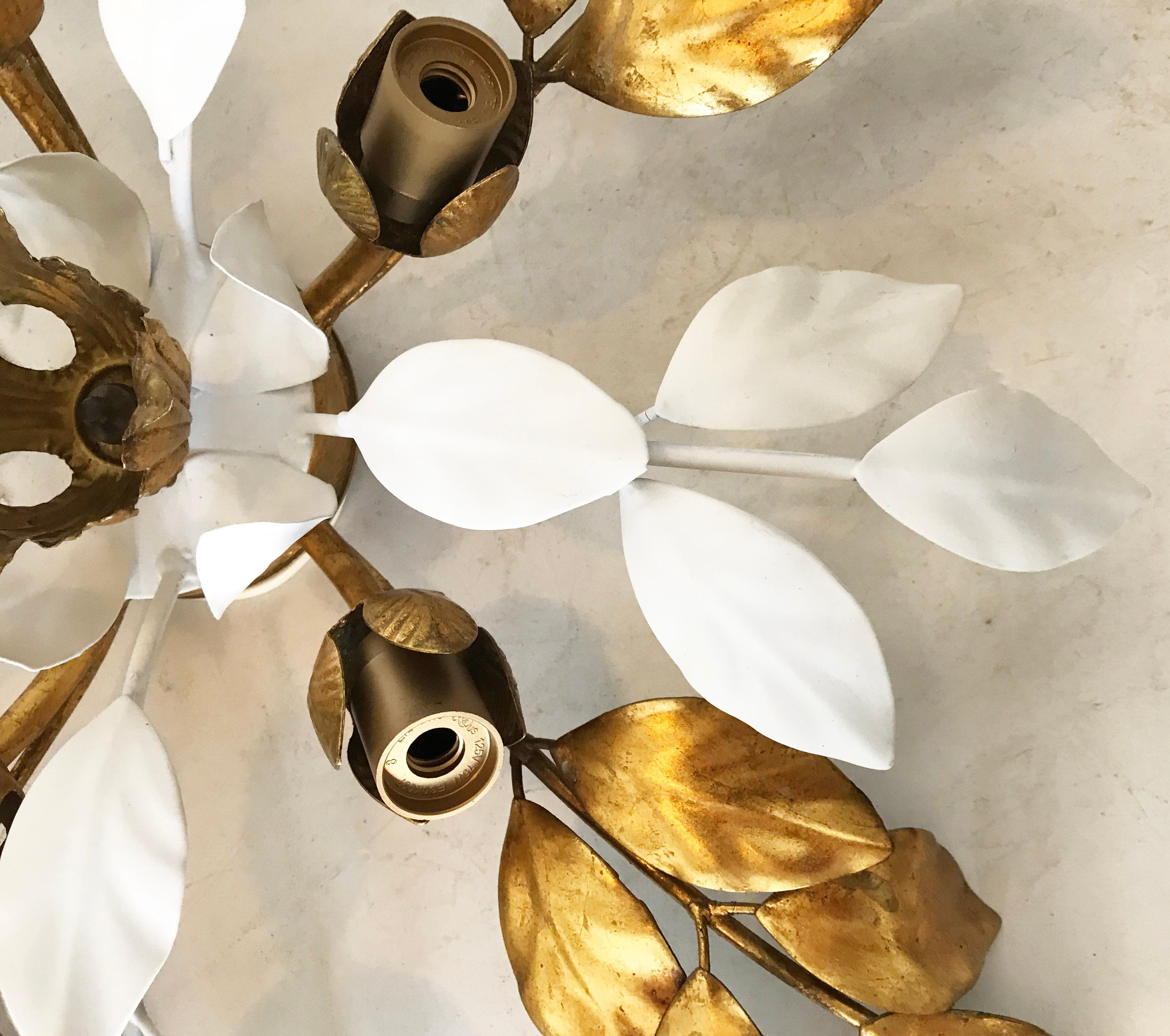 Brass Pair of Willy Daro Style Light Fixture For Sale
