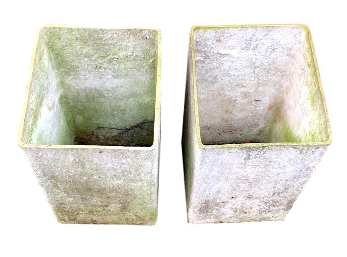 Pair of Willy Guhl Angular Box Planters In Good Condition In Los Angeles, CA