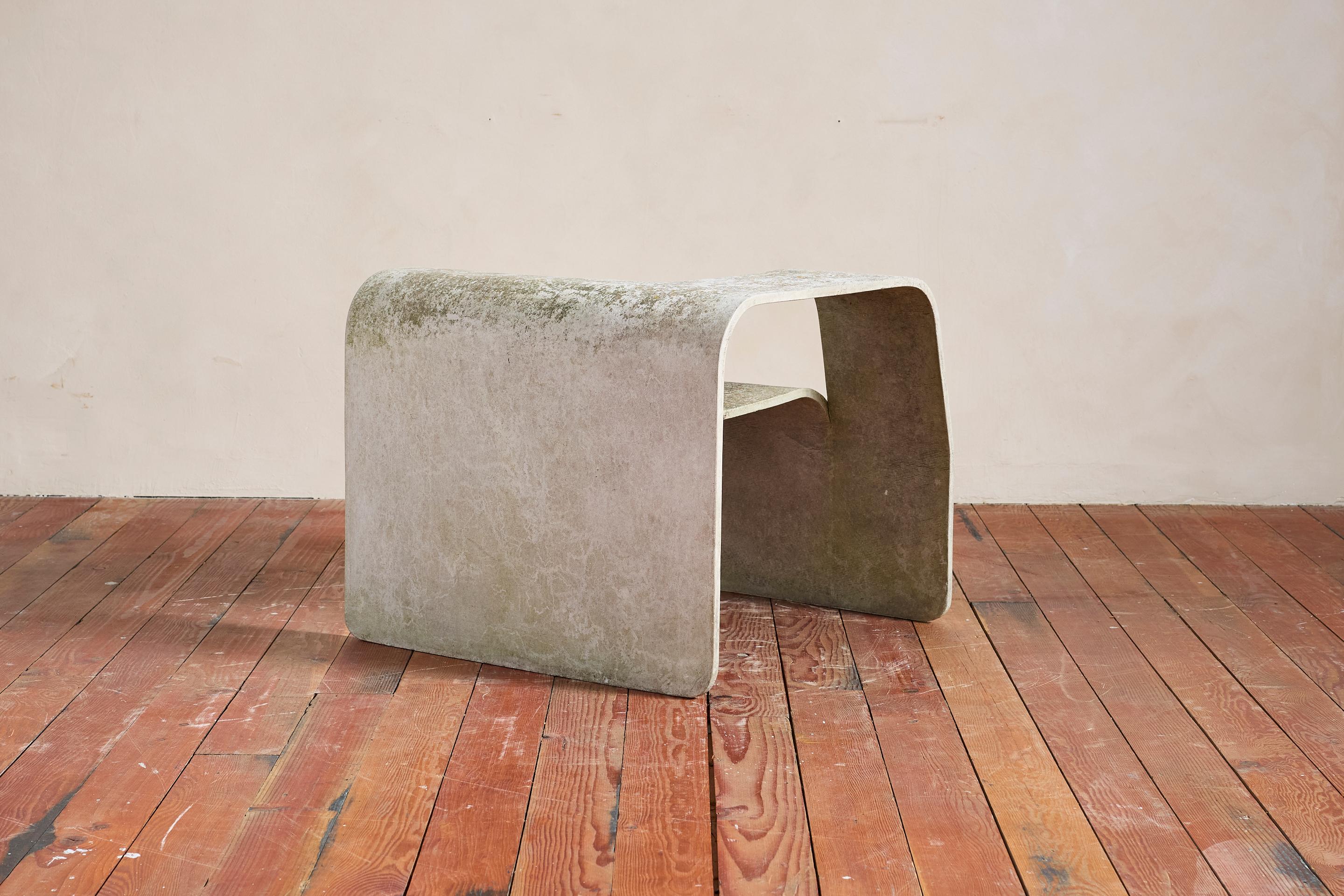Pair of Willy Guhl Concrete Floating Chairs For Sale 1