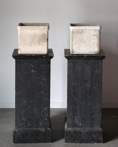 Pair of Willy Guhl Concrete Planters