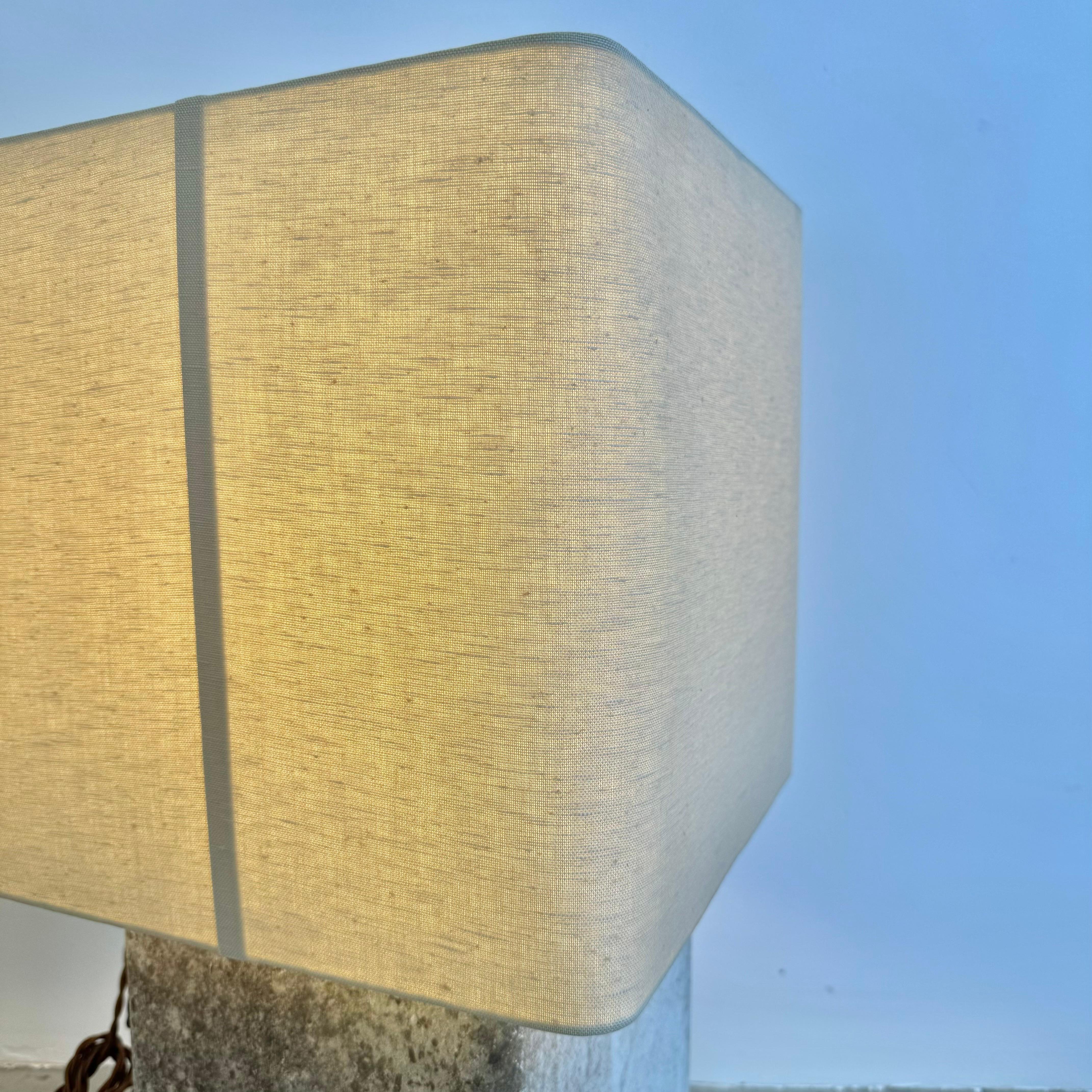 Milieu du XXe siècle Paire de lampes de bureau Willy Guhl en béton, années 1960, Suisse en vente