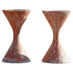 Vintage Pair of Willy Guhl 'Diablo' Planters, Switzerland 1960s