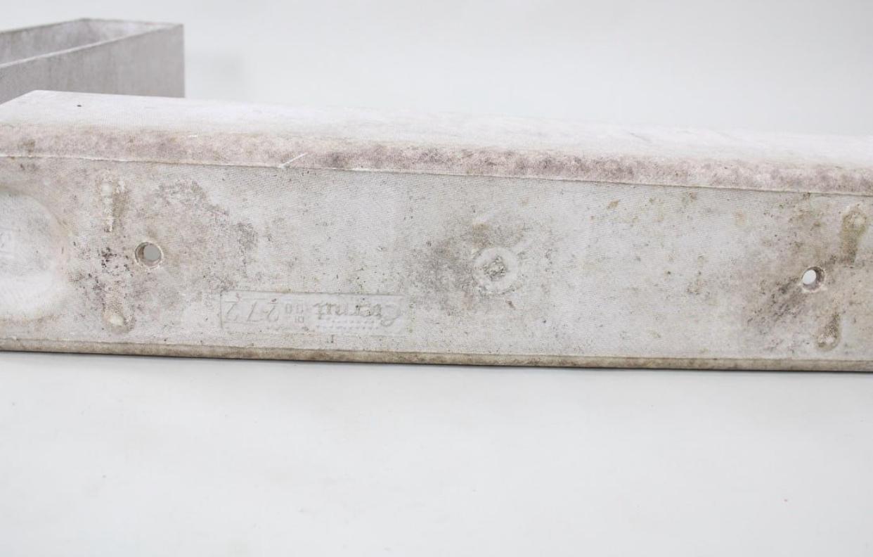 Concrete Pair of Willy Guhl for Eternit Rectangular Cement Planters For Sale