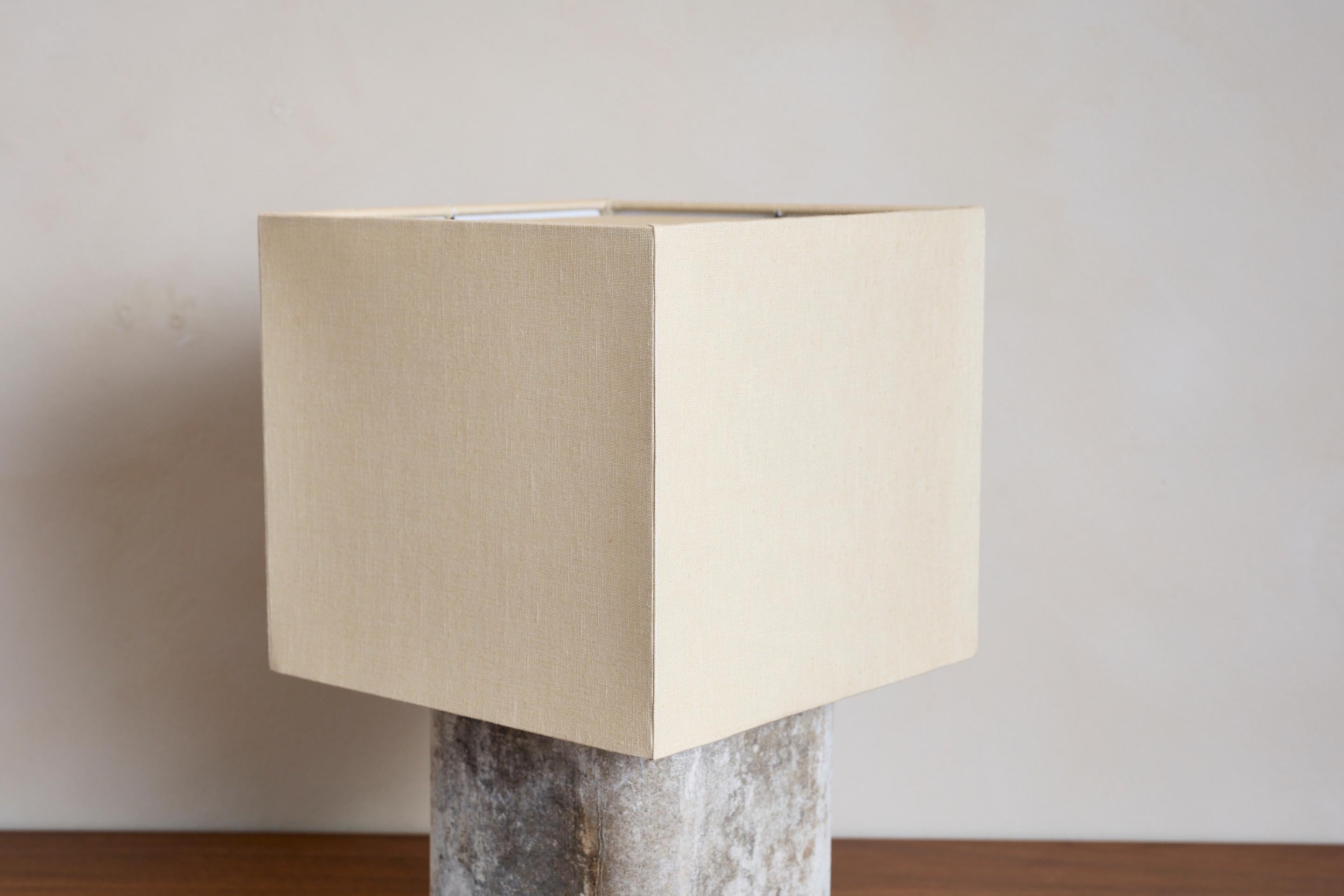 Silk Pair of Willy Guhl Lamps For Sale