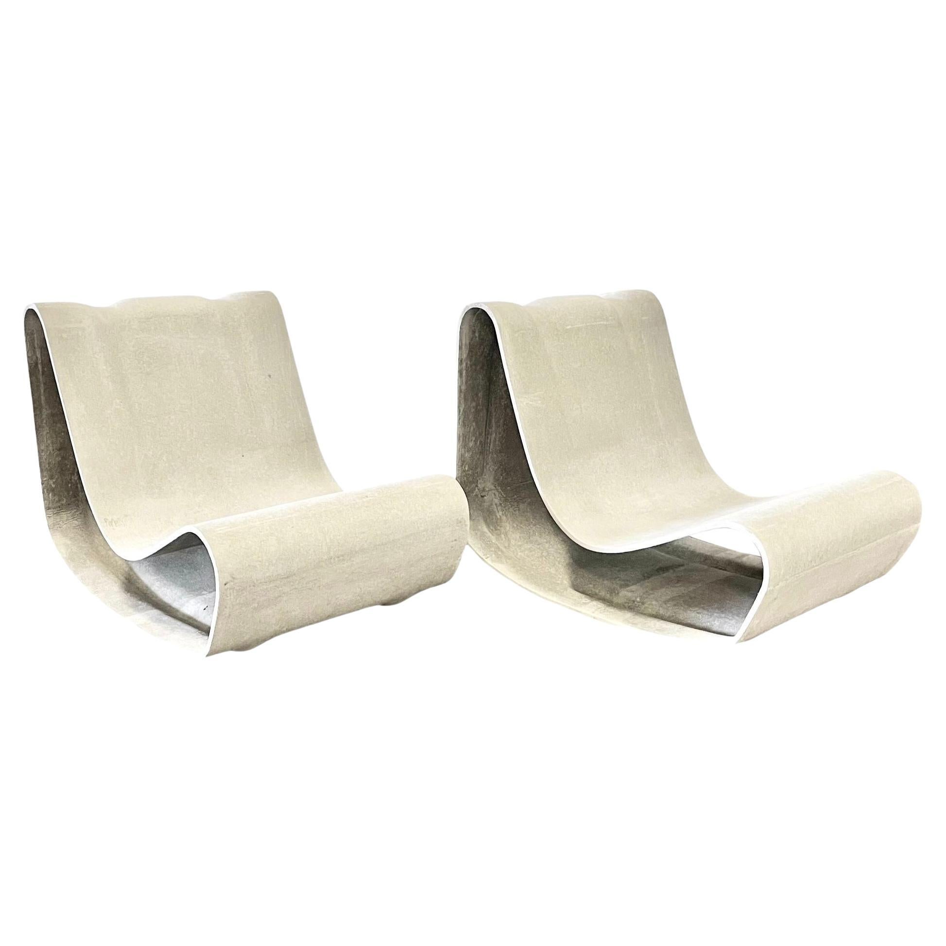 Pair of Willy Guhl Loop Chairs, Switzerland