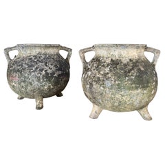 Pair of Willy Guhl Marmite Cauldron Garden Planters