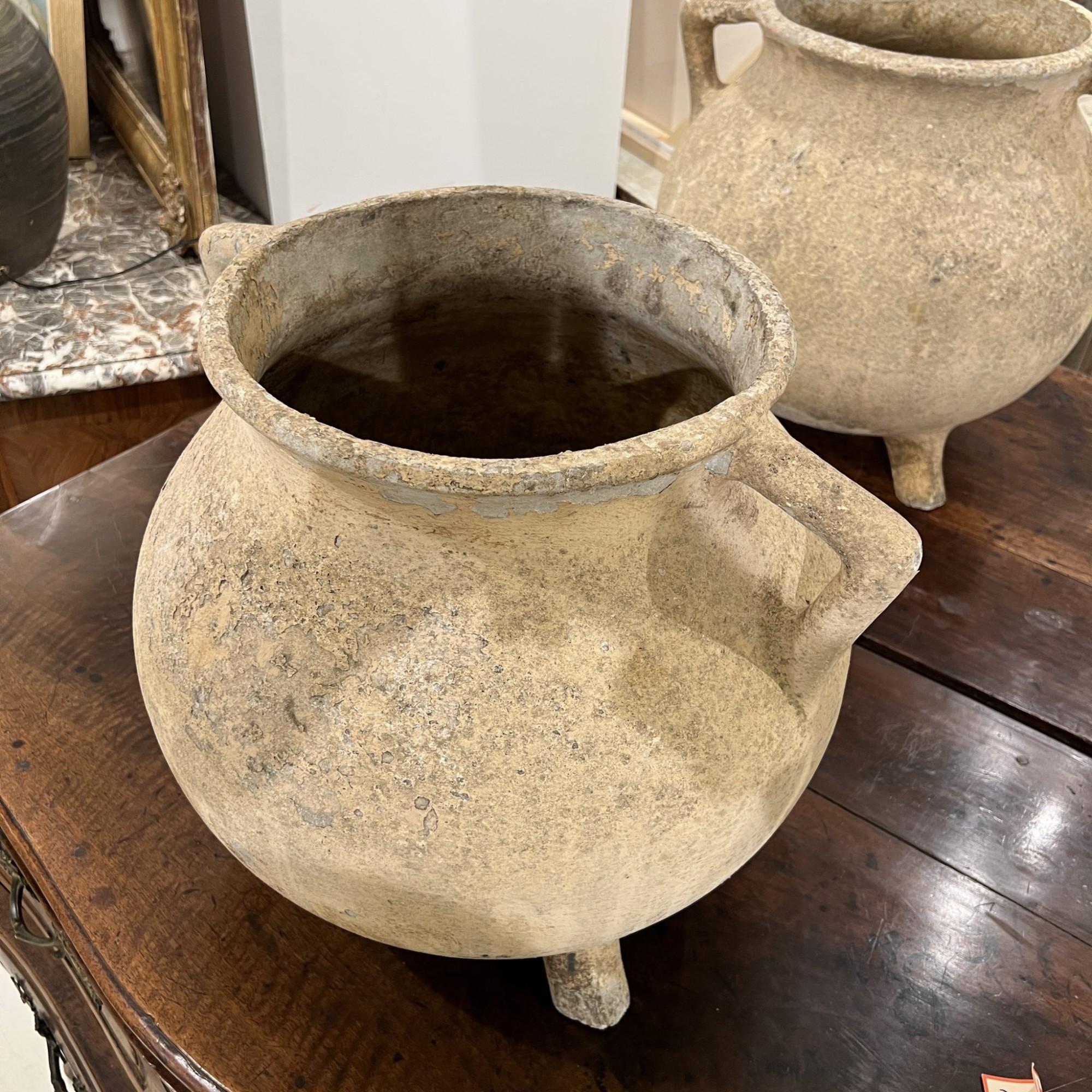 Swiss Pair of Willy Guhl Marmite Planters For Sale