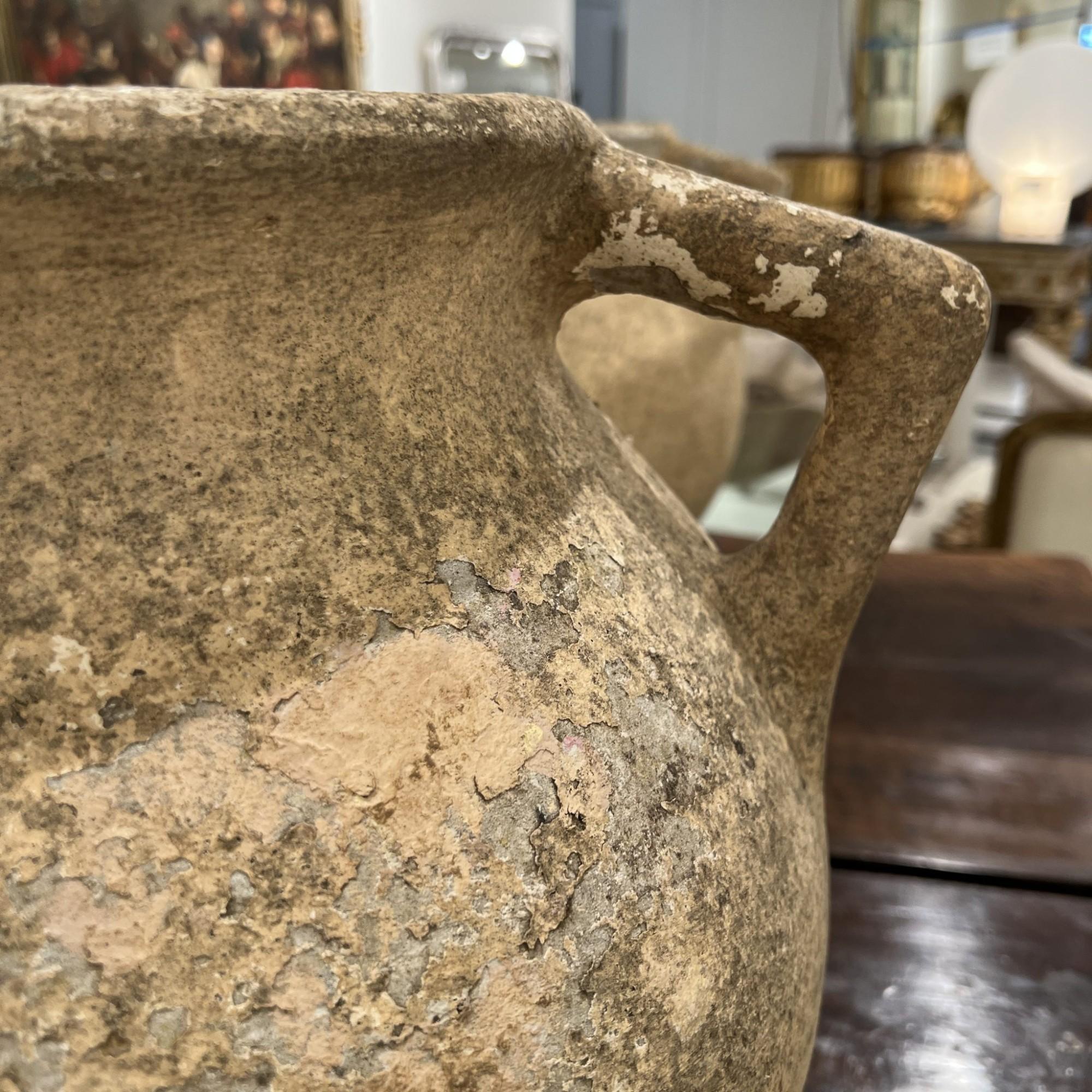 Concrete Pair of Willy Guhl Marmite Planters For Sale