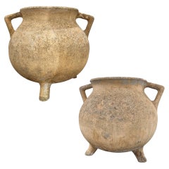 Pair of Willy Guhl Marmite Planters