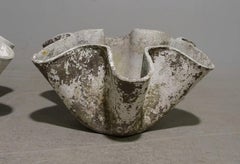 Pair of Willy Guhl Organic Handkerchief Planters