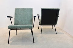 Pair of Wim Rietveld No. 1407 Lounge Chairs for Gispen