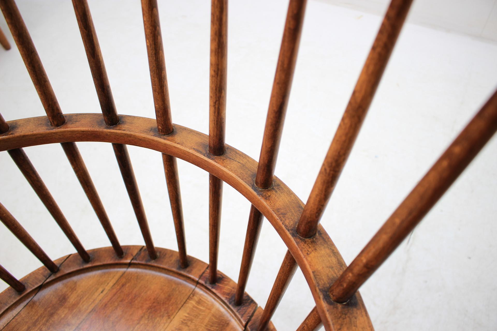 Pair of Windsors Chairs by Ove Bolt for Fritz Hansen, 1950s 1