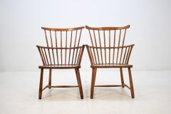 Pair of Windsors Chairs by Ove Bolt for Fritz Hansen, 1950s