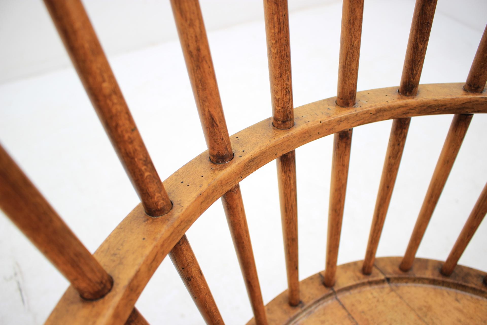 Beech Pair of Windsors Chairs by Ove Bolt for Fritz Hansen, 1950s