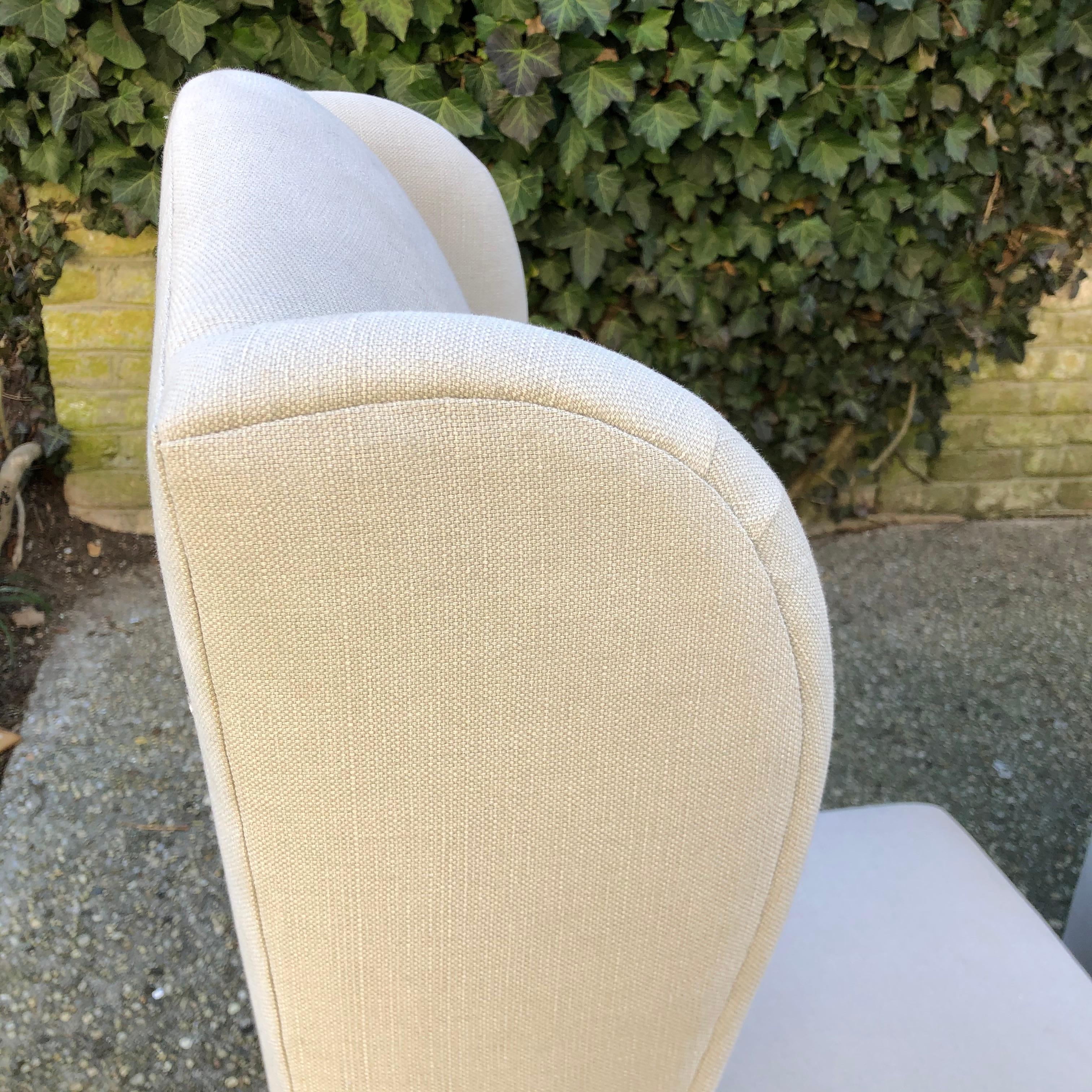 armless wingback chair covers