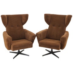 Pair of Wing Chairs, 1960s