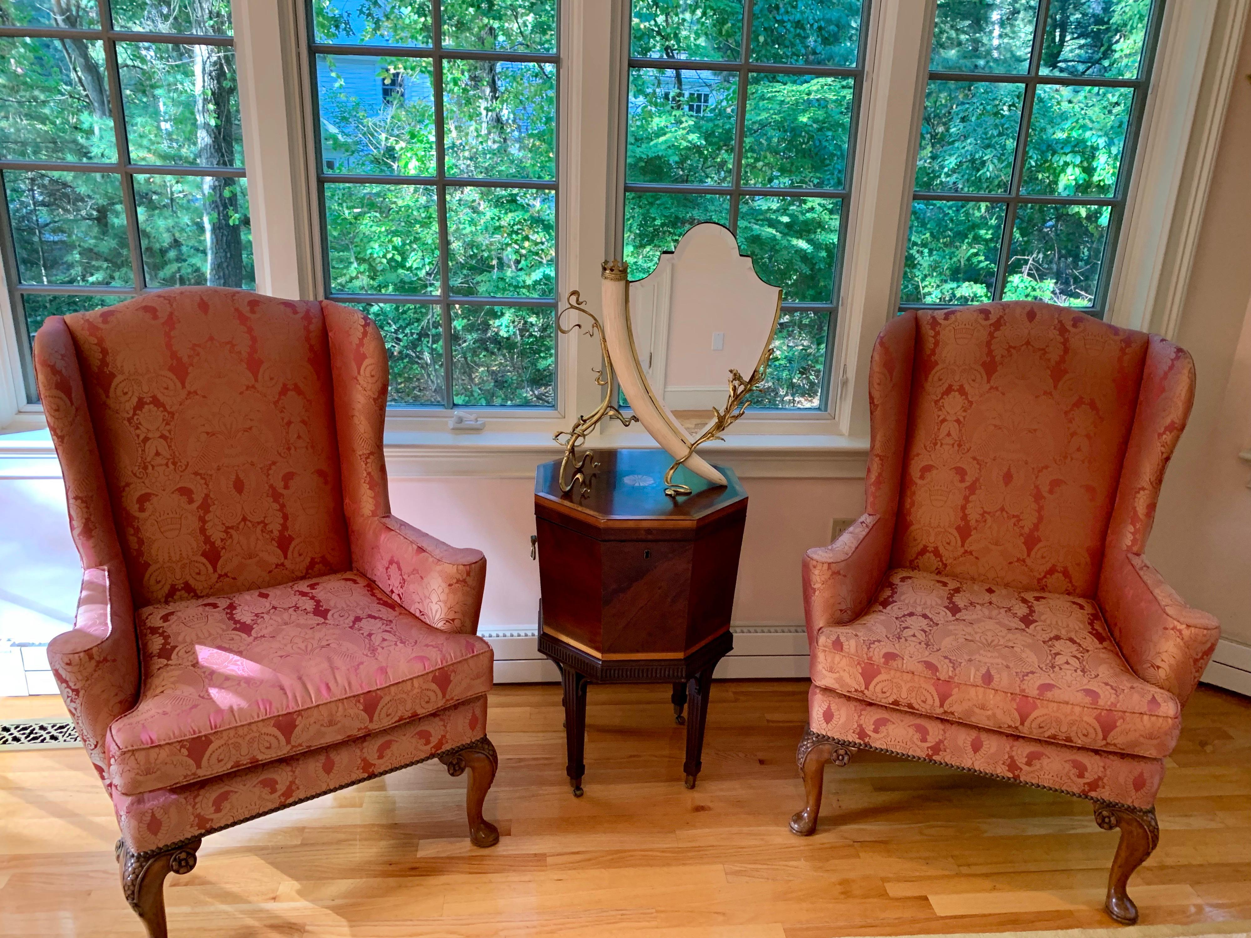 English Pair of Wing Chairs
