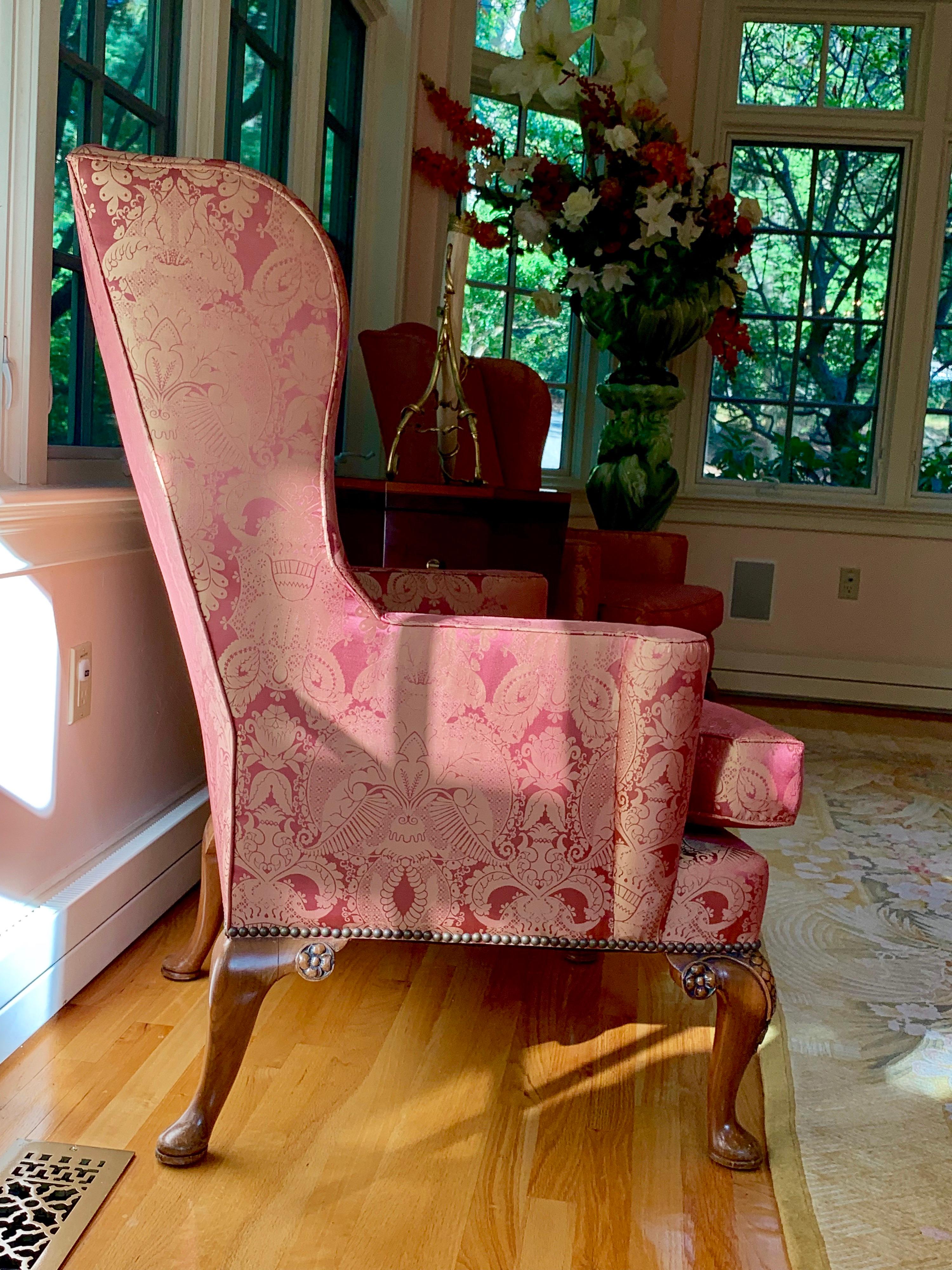 Pair of Wing Chairs In Good Condition In New Haven, CT