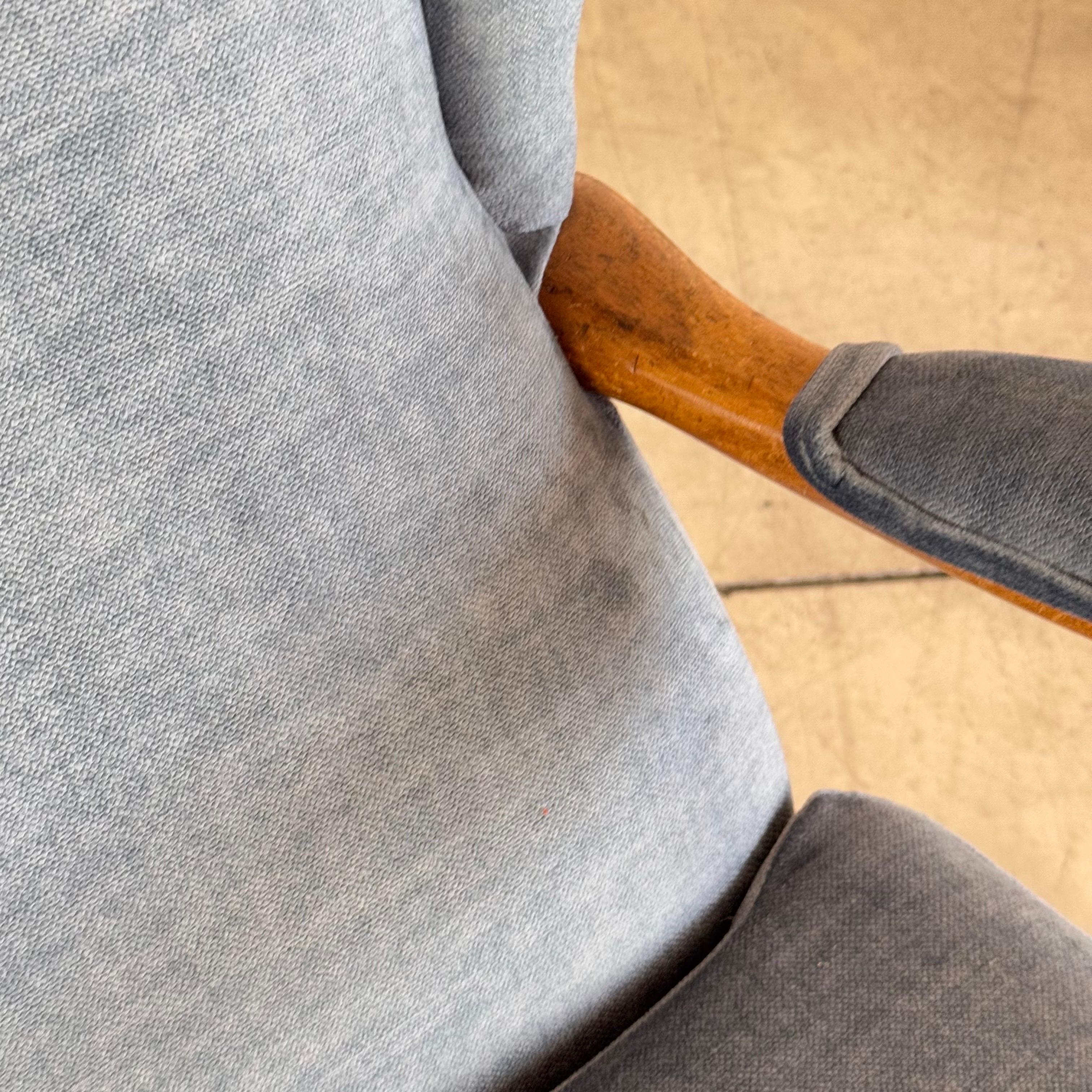 Coppia di poltrone Wingback di Paolo Buffa per Framar, Italia, anni '50 in vendita 3