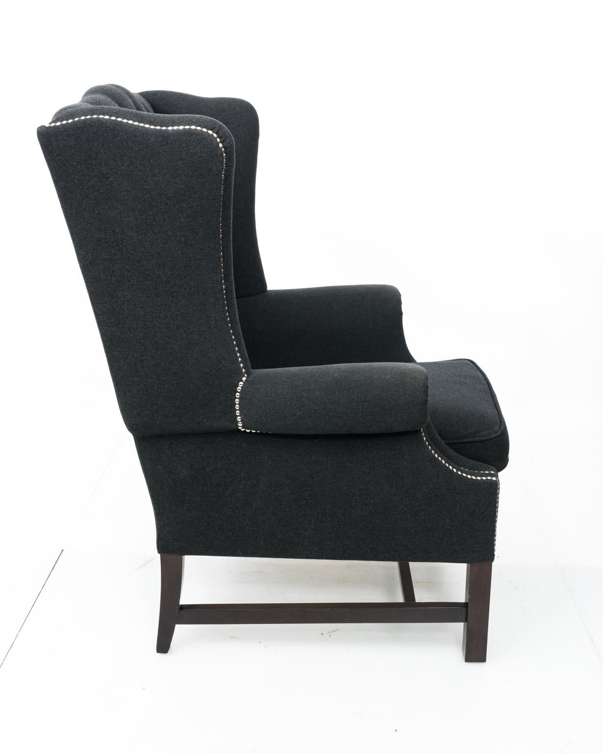 Pair of Wingback Armchairs 3