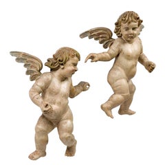 Pair of Winged Putti