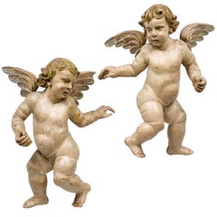 Pair of Winged Putti