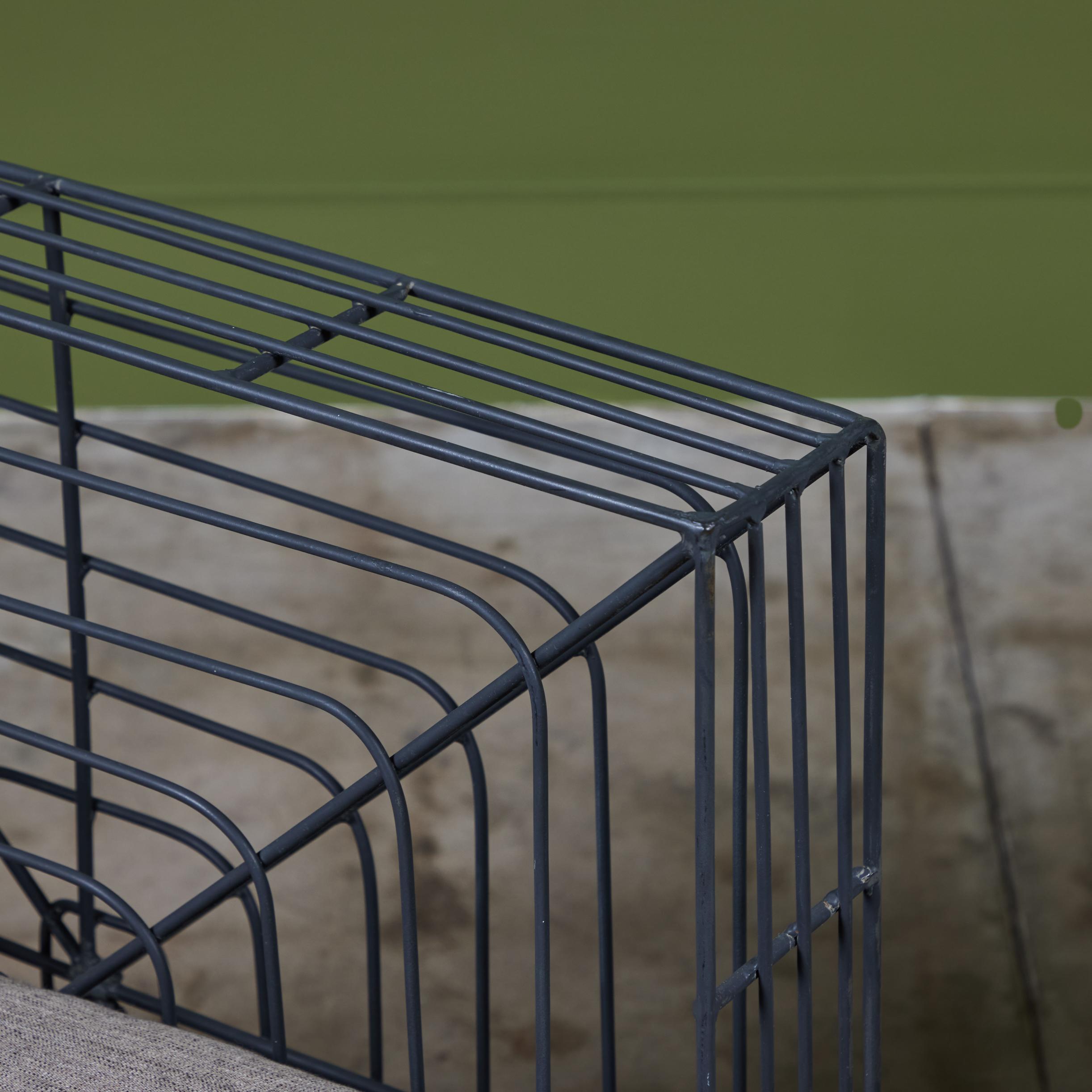 Pareja de Sillones Cubo de Alambre para Patio en venta 9