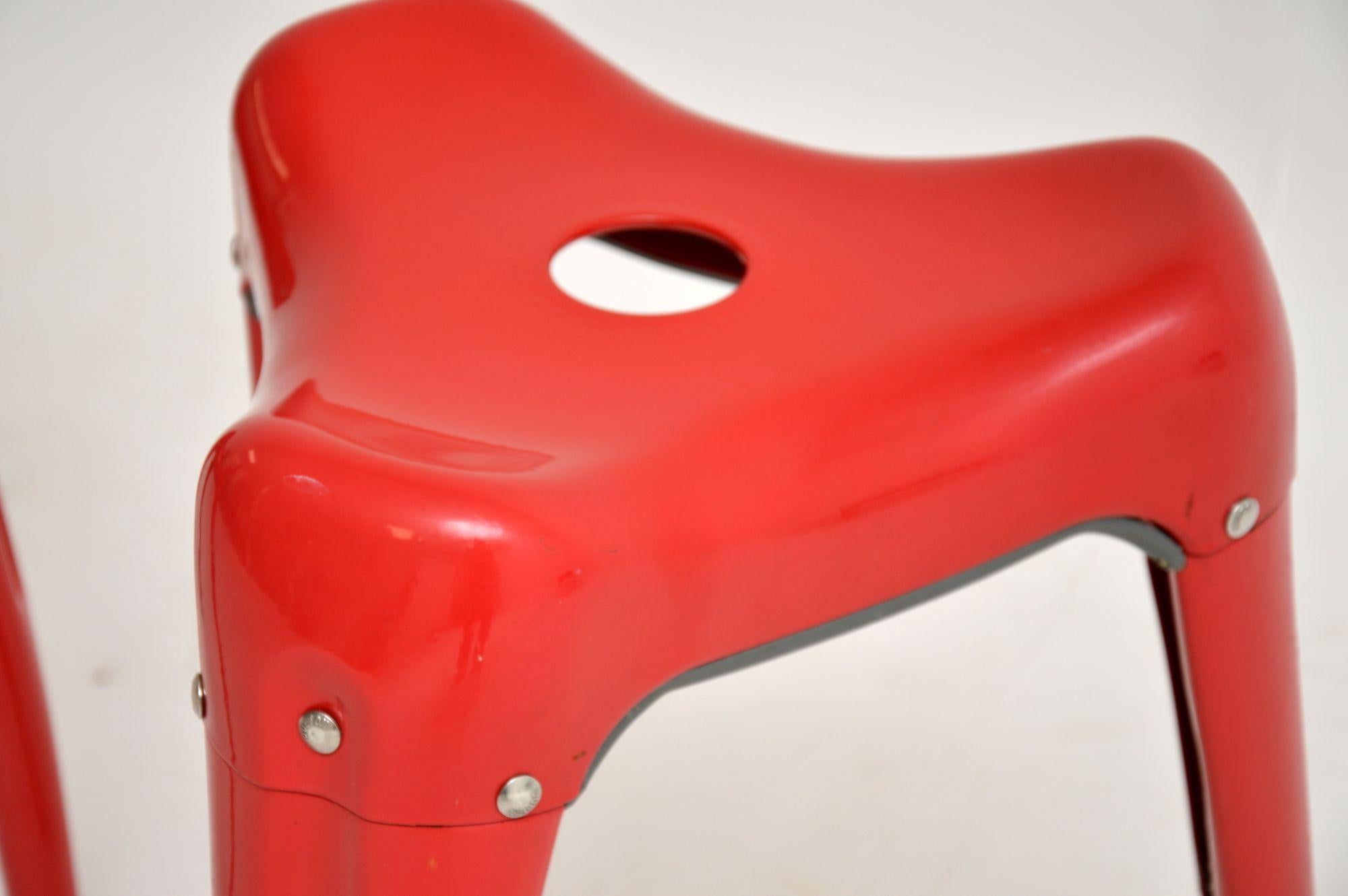 Metal Pair of Wisdom Tooth Stools by Yasu Sasamoto for Dulton