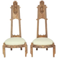 Pair of Witco Tall Back Chairs