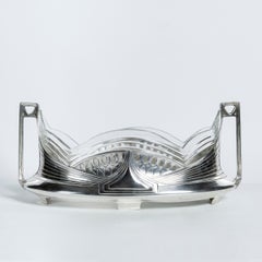 Pair of W.M.F. Silver Plate Jardinière, Jugendstil Period, circa 1900