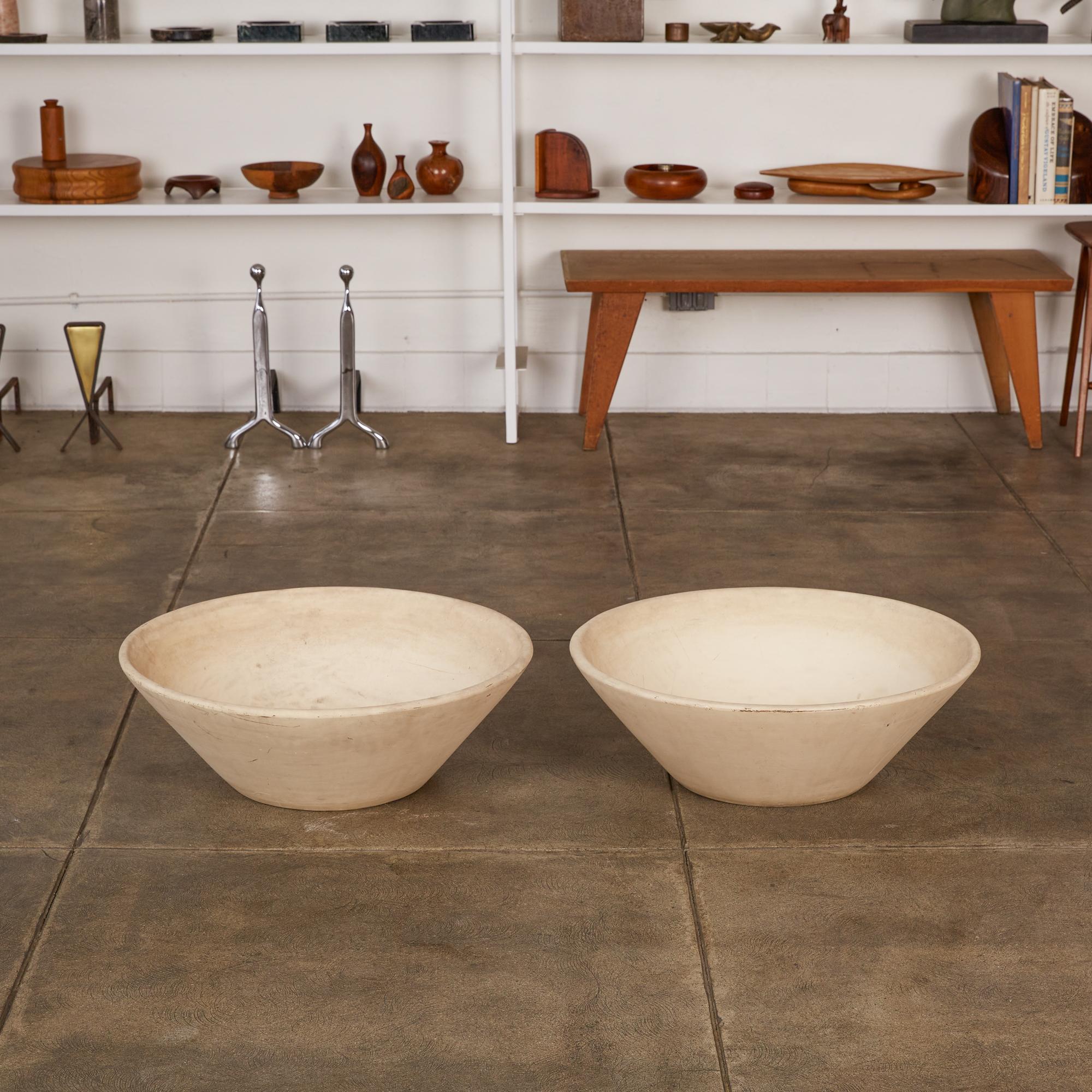 Mid-Century Modern Pair of Wok Planters by Lagardo Tackett for Architectural Pottery